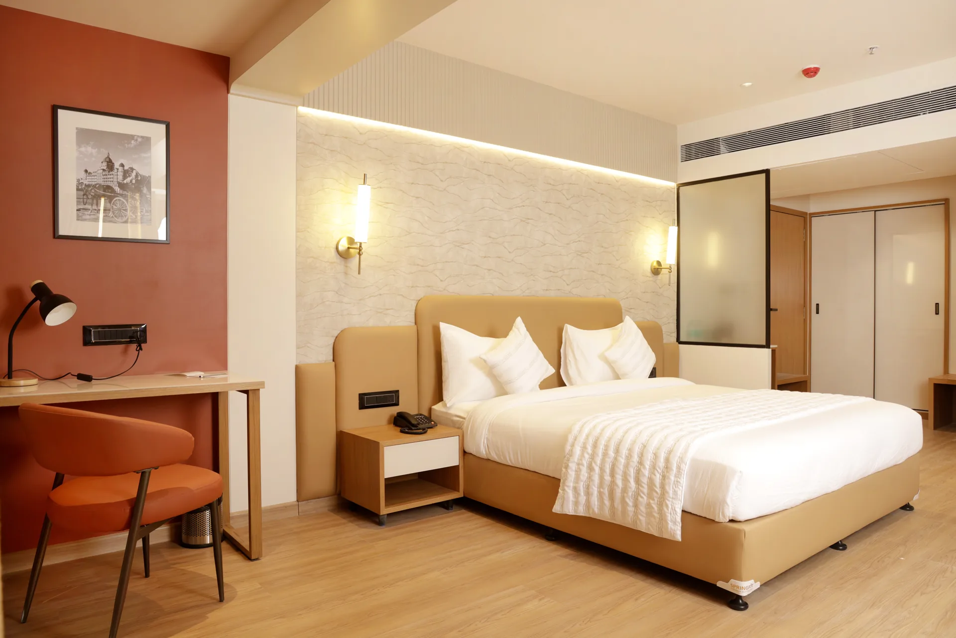 The Bayline Residency - Thane - Junior Suite - bedroom view 1